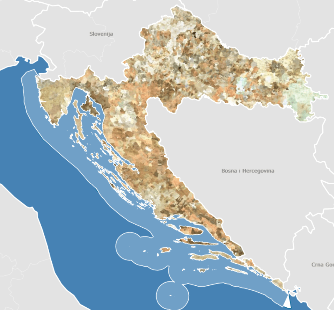 Georeferencing and mosaicking of scanned cadastral maps